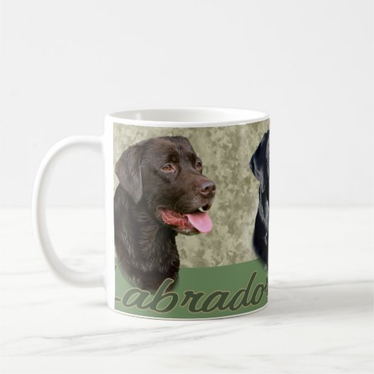 Tasse de chiens d'arrêt de Labrador (Gauche)