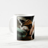 tasse de chiens de basset de sommeil (Devant gauche)