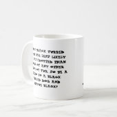 Tasse de chiens noirs de délivrance (Devant gauche)