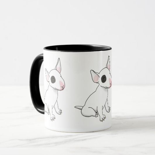 Tasse de chiot à bulle (Devant gauche)