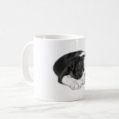 Tasse de chiot de Boston Terrier (Devant gauche)
