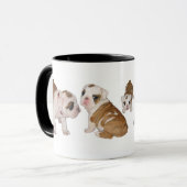 tasse de chiot de bouledogue (Devant gauche)