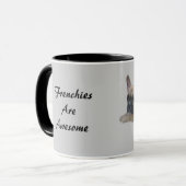 Tasse de chiot de bouledogue français (Devant gauche)