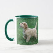 Tasse de chiot de golden retriever (Gauche)