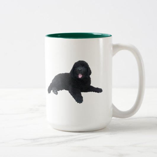 Tasse de chiot de Terre-Neuve (Droit)