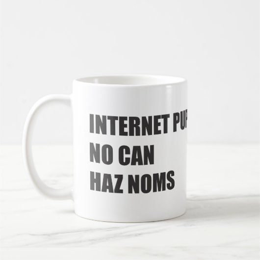 Tasse de chiot d'Internet (Gauche)