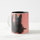 Tasse de chiots de Terrier d'écossais (Devant gauche)