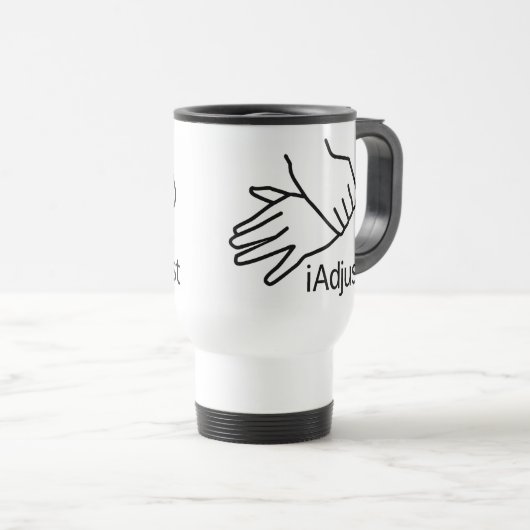 tasse de chiropractie d'iAdjust (Devant droit)