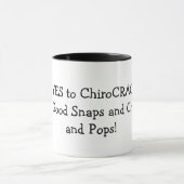Tasse de chiroprakteur d'humour (Centre)