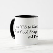 Tasse de chiroprakteur d'humour (Devant gauche)