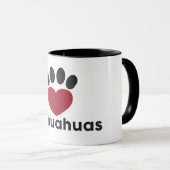 Tasse de chiwawas d'amour (Devant droit)