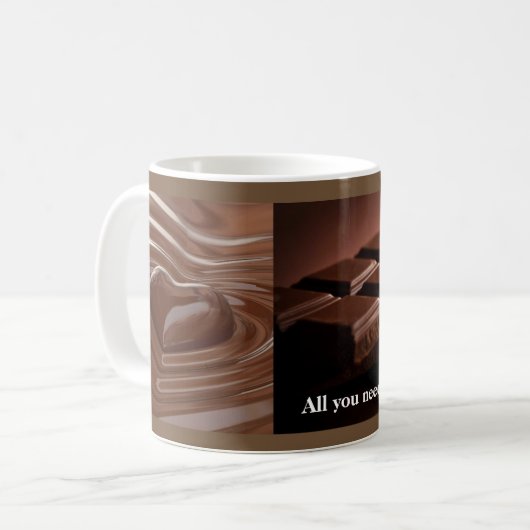 Tasse de chocolat (Devant gauche)