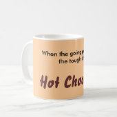 Tasse "de chocolat chaud de boissons" (Devant gauche)
