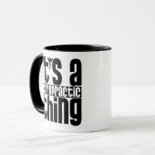 Tasse de chose de chiropractie (Devant gauche)