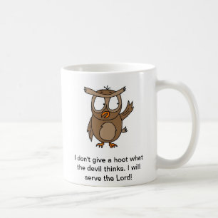 Tasse de chrétien de hibou