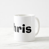Tasse de Chris (Devant droit)
