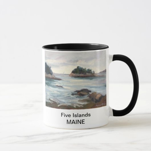 Tasse de cinq îles, Maine (Droite)