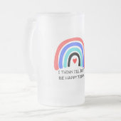 Tasse de citation arc-en-ciel pastel (Devant gauche)