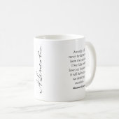 Tasse de citation d'Abe Lincoln (Devant droit)