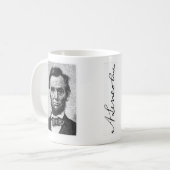 Tasse de citation d'Abe Lincoln (Devant gauche)