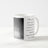 Tasse de citation d'Abraham Lincoln (Devant droit)