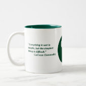 Tasse de citation de café de frères de Clausewitz (Gauche)