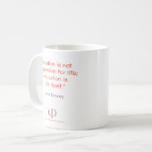 Tasse de citation de Dewey (Devant gauche)
