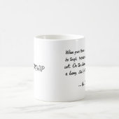 Tasse de citation de direction de la BO (Centre)