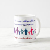 Tasse de citation de Gandhi (Devant droit)