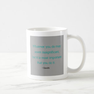 Tasse de citation de Gandhi