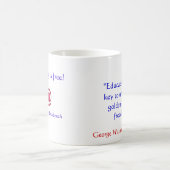 Tasse de citation de George Washington Tailleur (Centre)