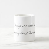 Tasse de citation de Henry David Thoreau (Centre)