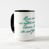 Tasse de citation de Jane Austen (Devant gauche)