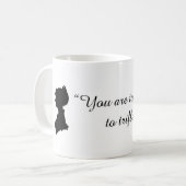 Tasse de citation de Jane Austen (Devant gauche)