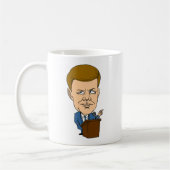 Tasse de citation de John F. Kennedy (Gauche)