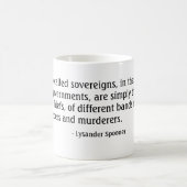 Tasse de citation de Lysander Spooner (Centre)