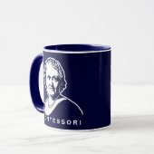 Tasse de citation de Maria Montessori (Devant gauche)