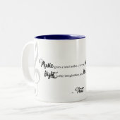 Tasse de citation de musique (Devant gauche)