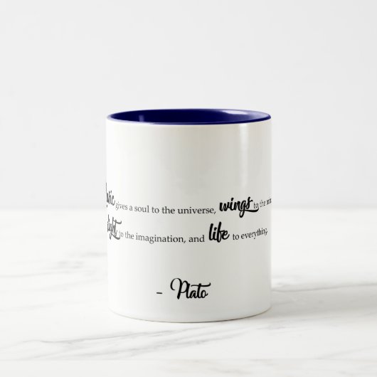 Tasse de citation de musique (Centre)