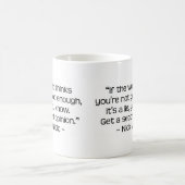 Tasse de citation de Nick Vujicic (Centre)