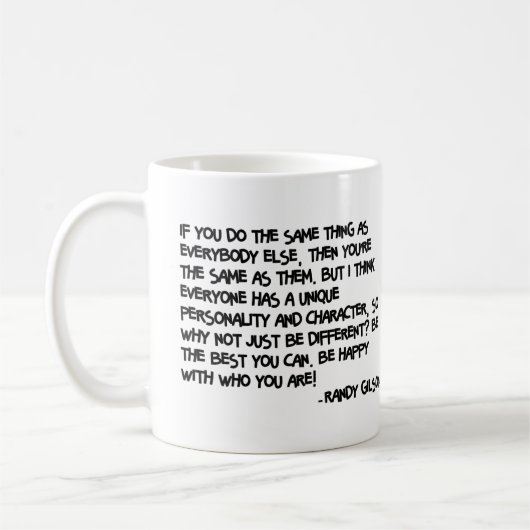 Tasse de citation de Randyland (Gauche)