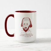Tasse de citation de Shakespeare (Gauche)