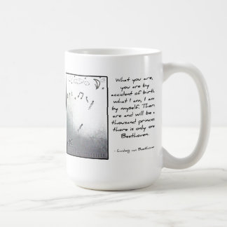 Tasse de citation de sonate de clair de lune de