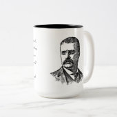 Tasse de citation de Teddy Roosevelt (Devant droit)