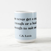 Tasse de citation de thé - CS Lewis (Centre)