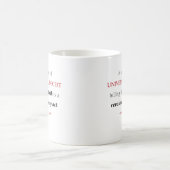 Tasse de citation de vérité d'Orwell (Centre)