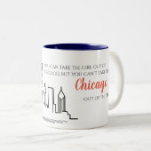 Tasse de citation d'horizon de Chicago (Devant droit)