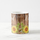Tasse de citation florale de retraite rustique (Centre)