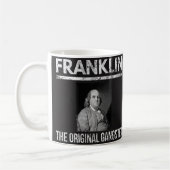 Tasse de citations de Benjamin Franklin - bandit (Gauche)