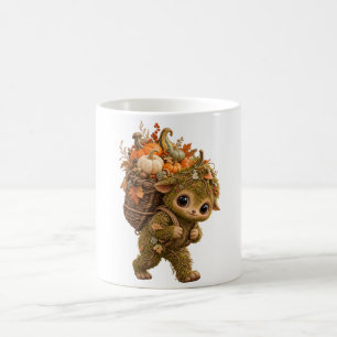 Tasse de citrouille de lutin de forêt mignonne